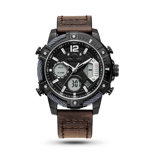 Orologio polso uomo doppio - da,
