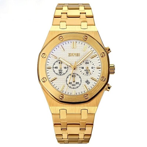 Orologio cronografo uomo oro