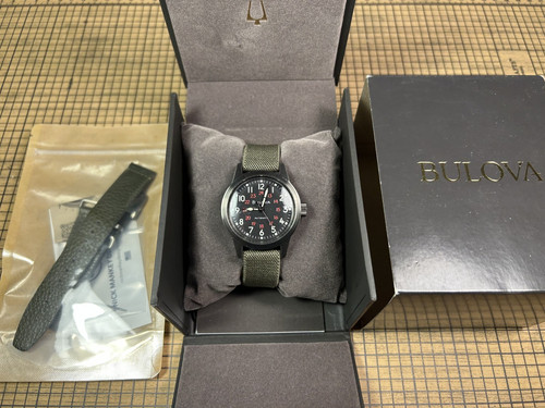 Orologio bulova military hack - military,